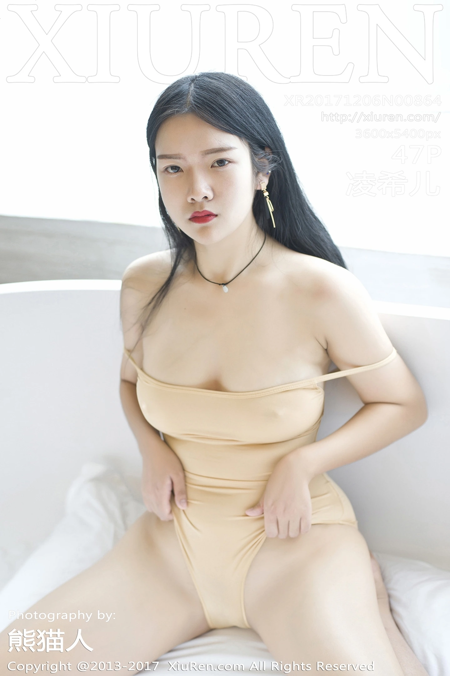 [XiuRen秀人网]No.864_嫩模凌希儿日系肉色体操服+日系运动服撩衣露半球诱惑写真47P-秀人网 - XiuRen.Pro